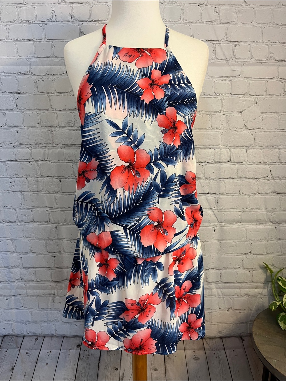 Show Me Your Mumu Women's Floral Halter Dress